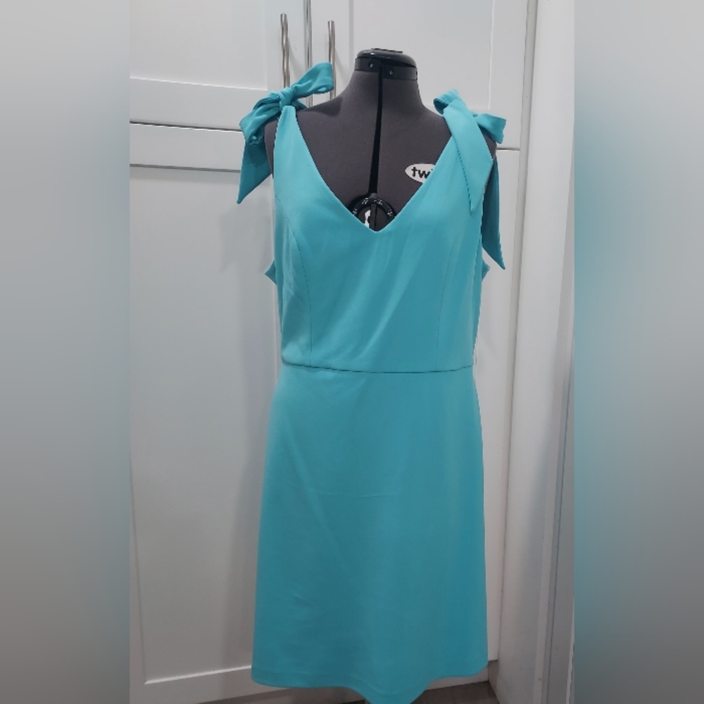 Beautiful Aqua Blue Sleeveless Dress